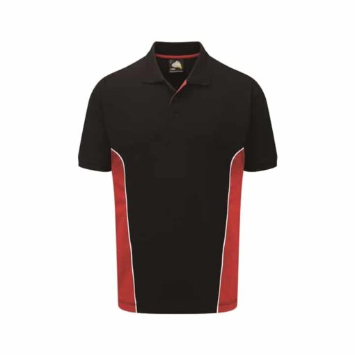 Silverstone Poloshirt_ Black-Red