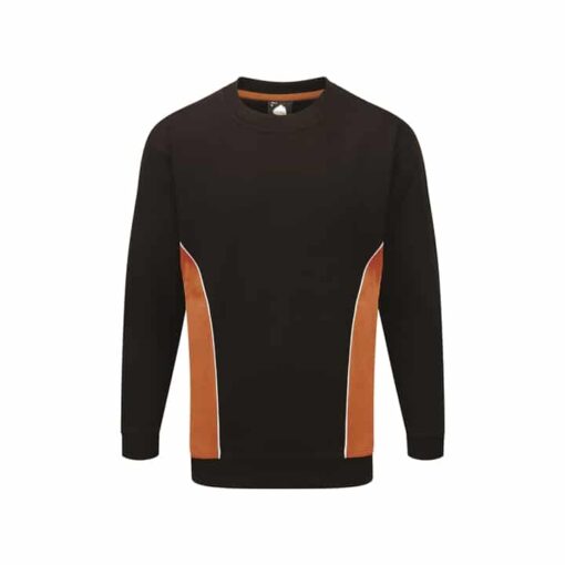 Silverstone Premium Sweatshirt_ Black-Orange