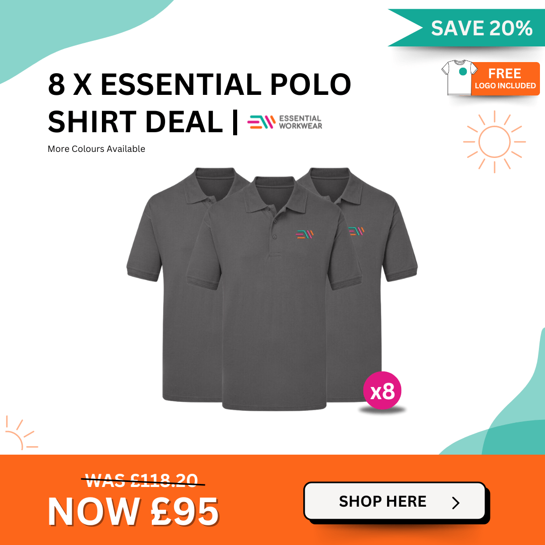 8 x Essential Polo Shirt Deal