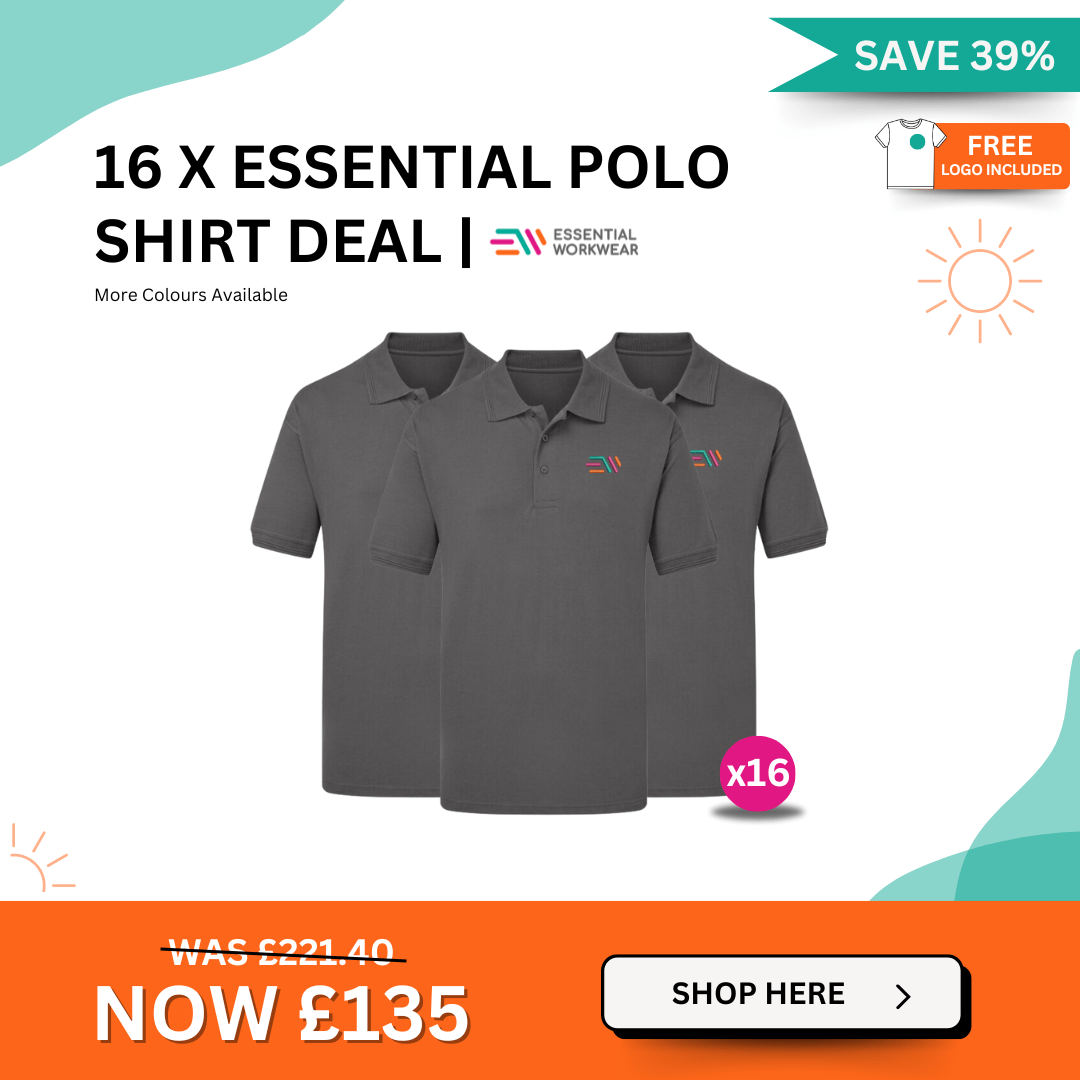 16 x Essential Polo Shirt Deal