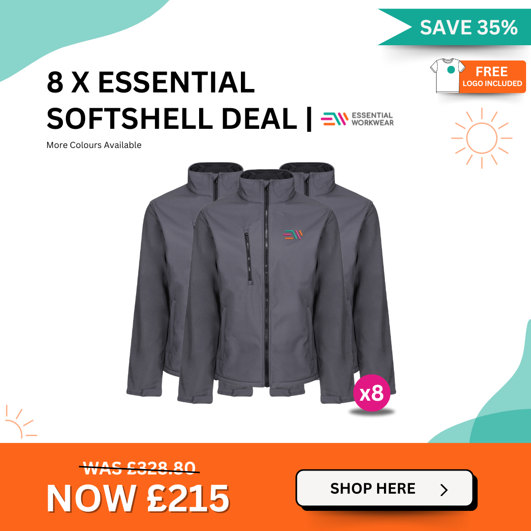 8 x Essential Softshell Jacket Deal