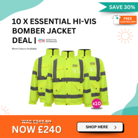 10 x Essential Hi-Vis Bomber Jacket Deal