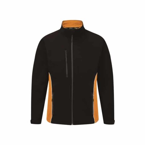 Silverstone Softshell Jacket_ Black-Orange