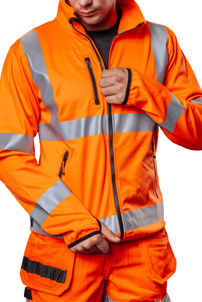 Pro Job Hi Vis Softshell Jacket Lite EN ISO 20471 CLASS 3