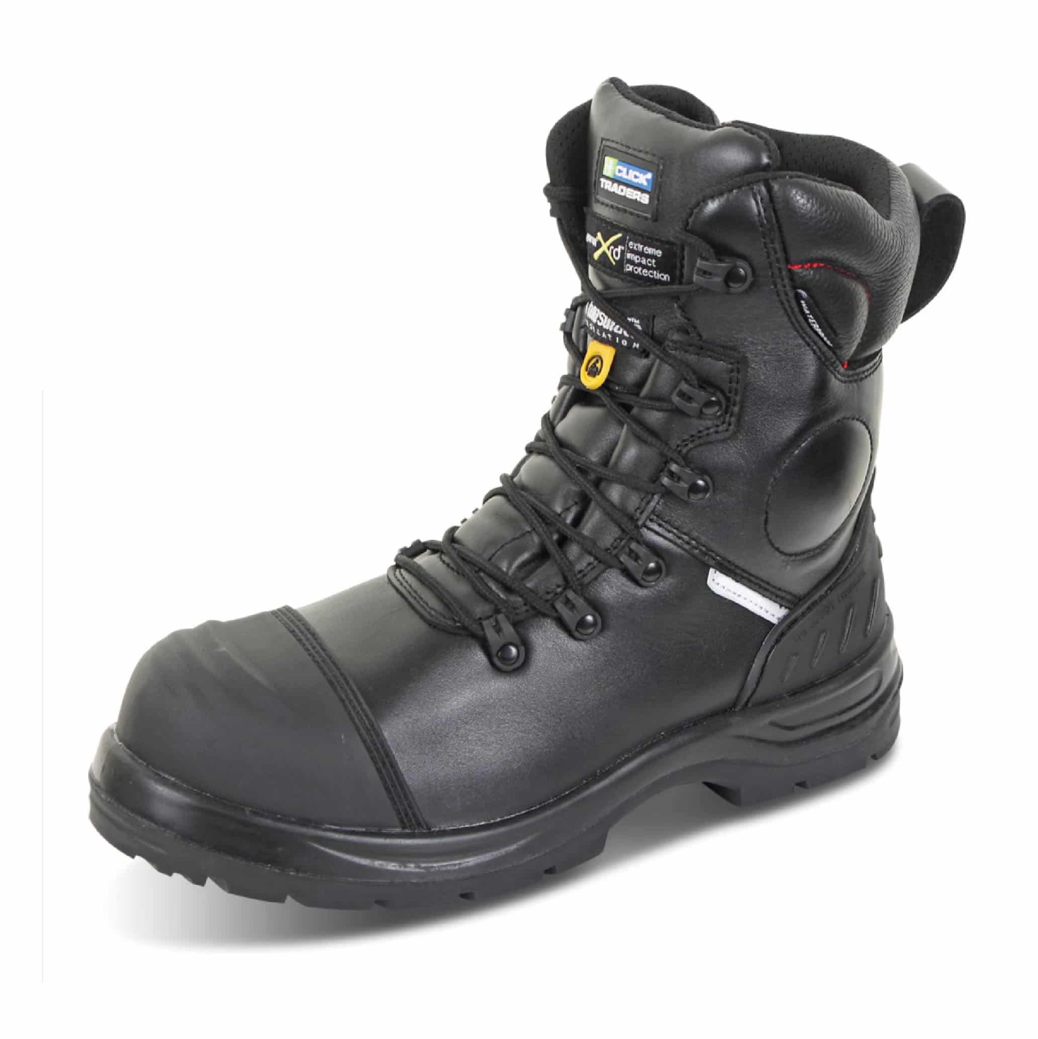 Higher Met boot with rubber cap and side Zip