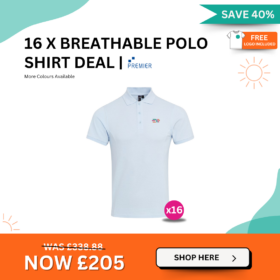 16 x Breathable Polo Shirt Deal