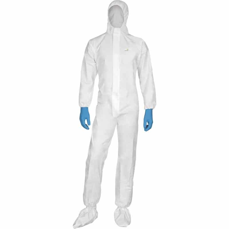 Delta Plus DT115 Type 5/6 Antistatic Hooded Disposable Coveralls
