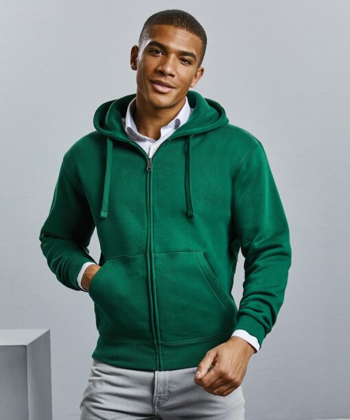 Russell Authentic zipped hooded sweatshirt