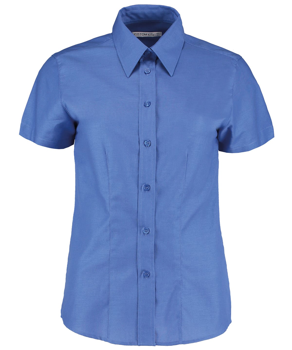 Kustom Kit Workplace Short-Sleeved Oxford Blouse – Ladies Fit