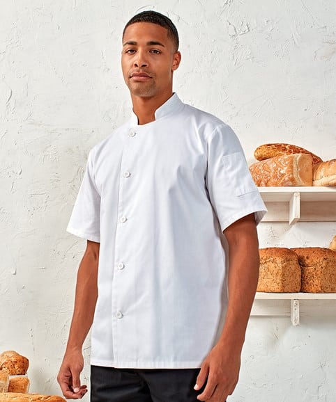 Premier Essential Short Sleeve Chef’s Jacket