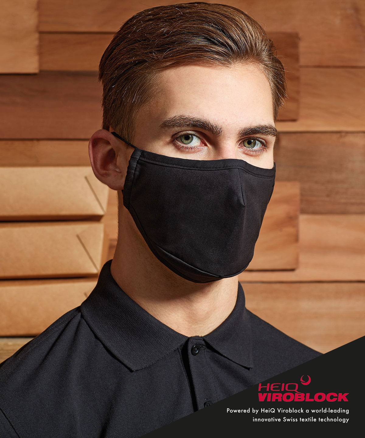 Premier 3-layer face mask, powered by HeiQ Viroblock